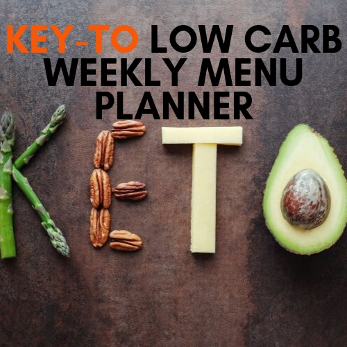 Key-to Low Carb Weekly Menu Planner